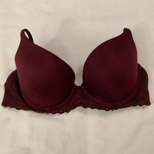 Aerie Burgundy Real Sunnie Pushup bra